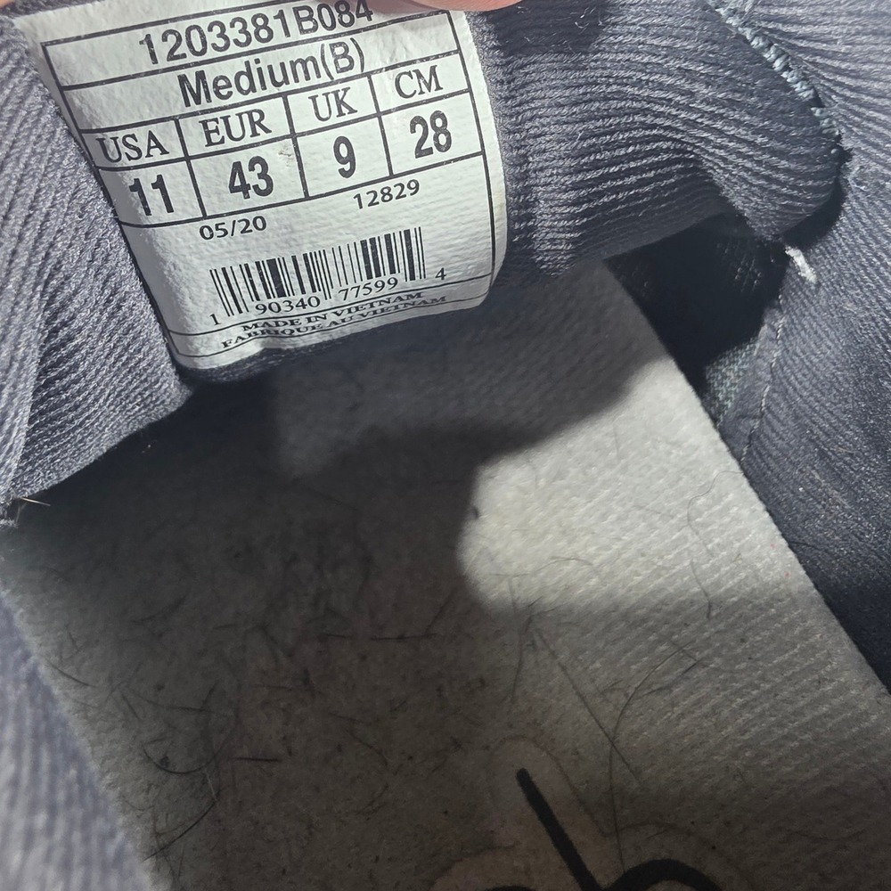 Brooks Ghost 13‎ Womens 11 Running Shoes Grey Black Lavender 1203381B084 - Picture 6 of 8